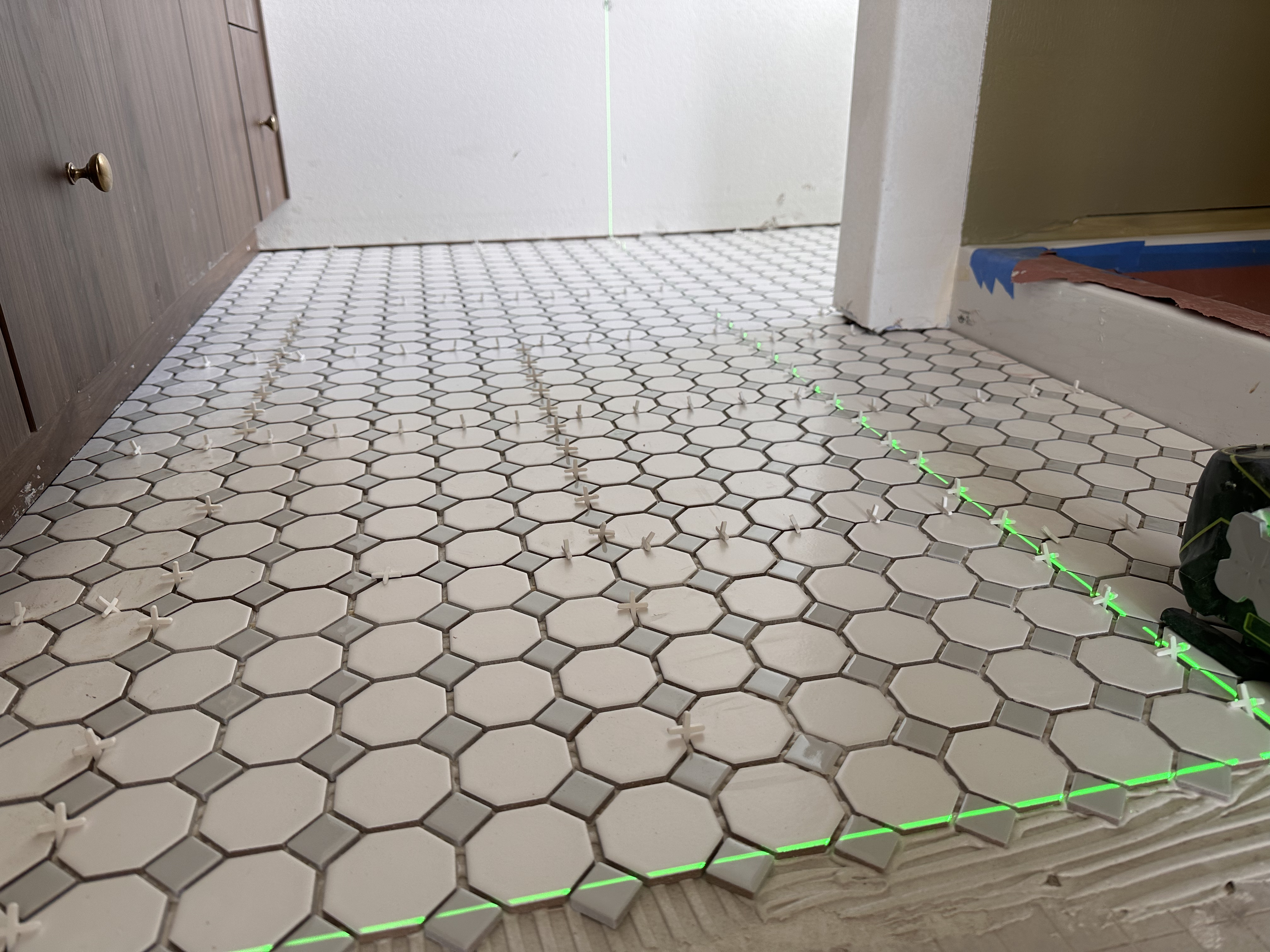 Salem, Oregon - New Construction Shower Tile Installation - Photo 1
