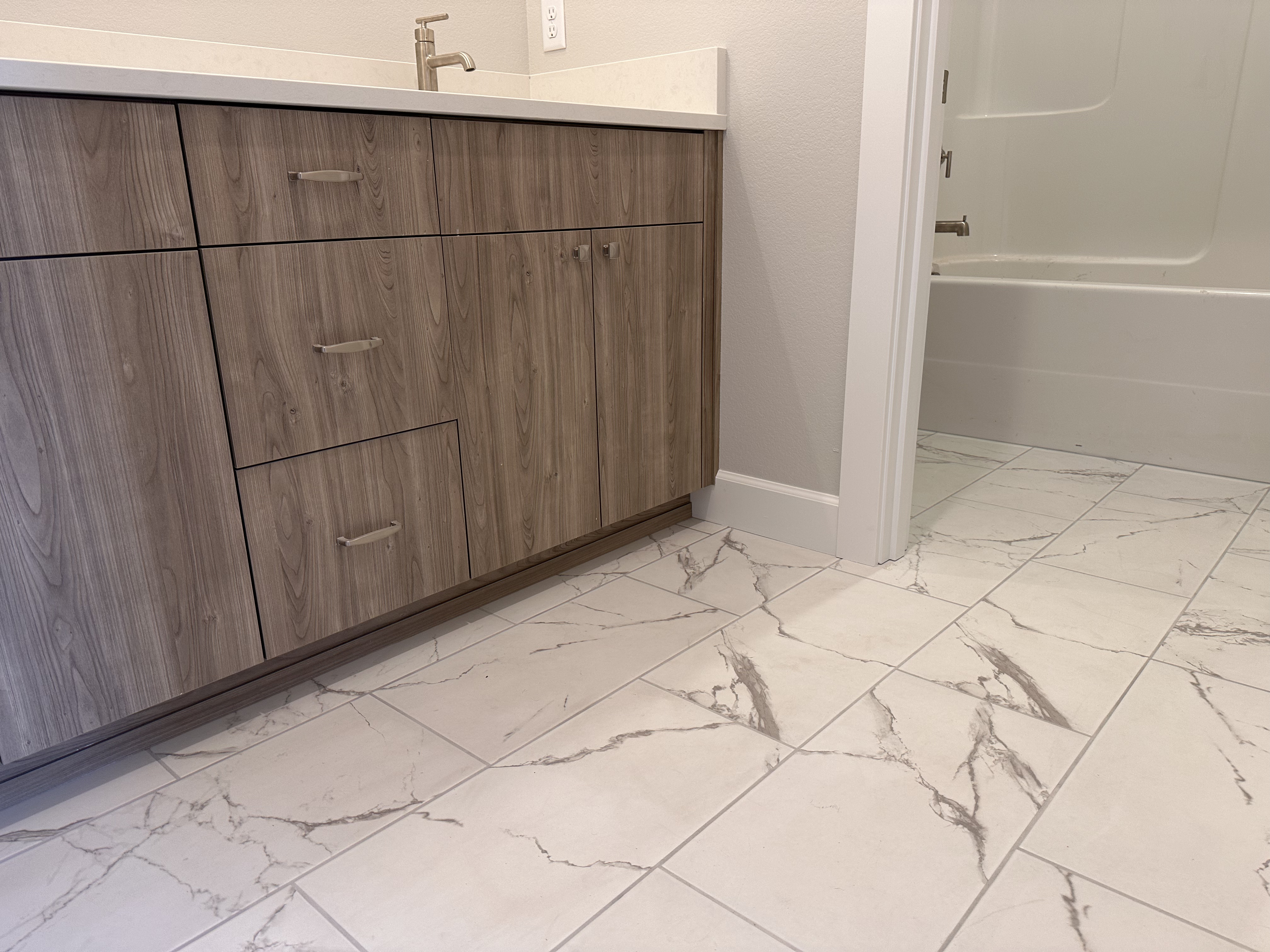 Salem, Oregon - New Construction Tile Installation - Photo 1