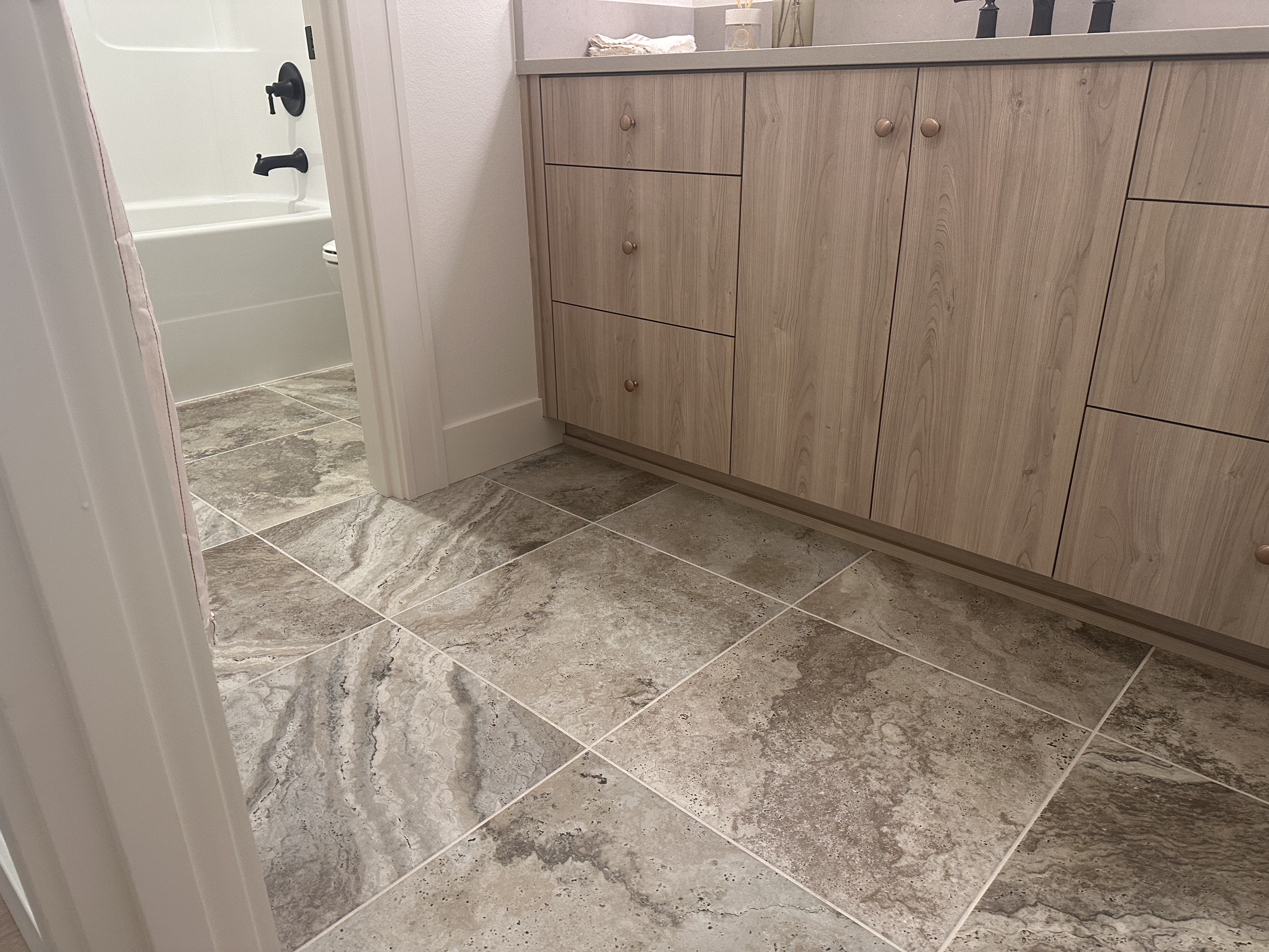 Salem, Oregon - New Construction Custom Tile Installation - Photo 4