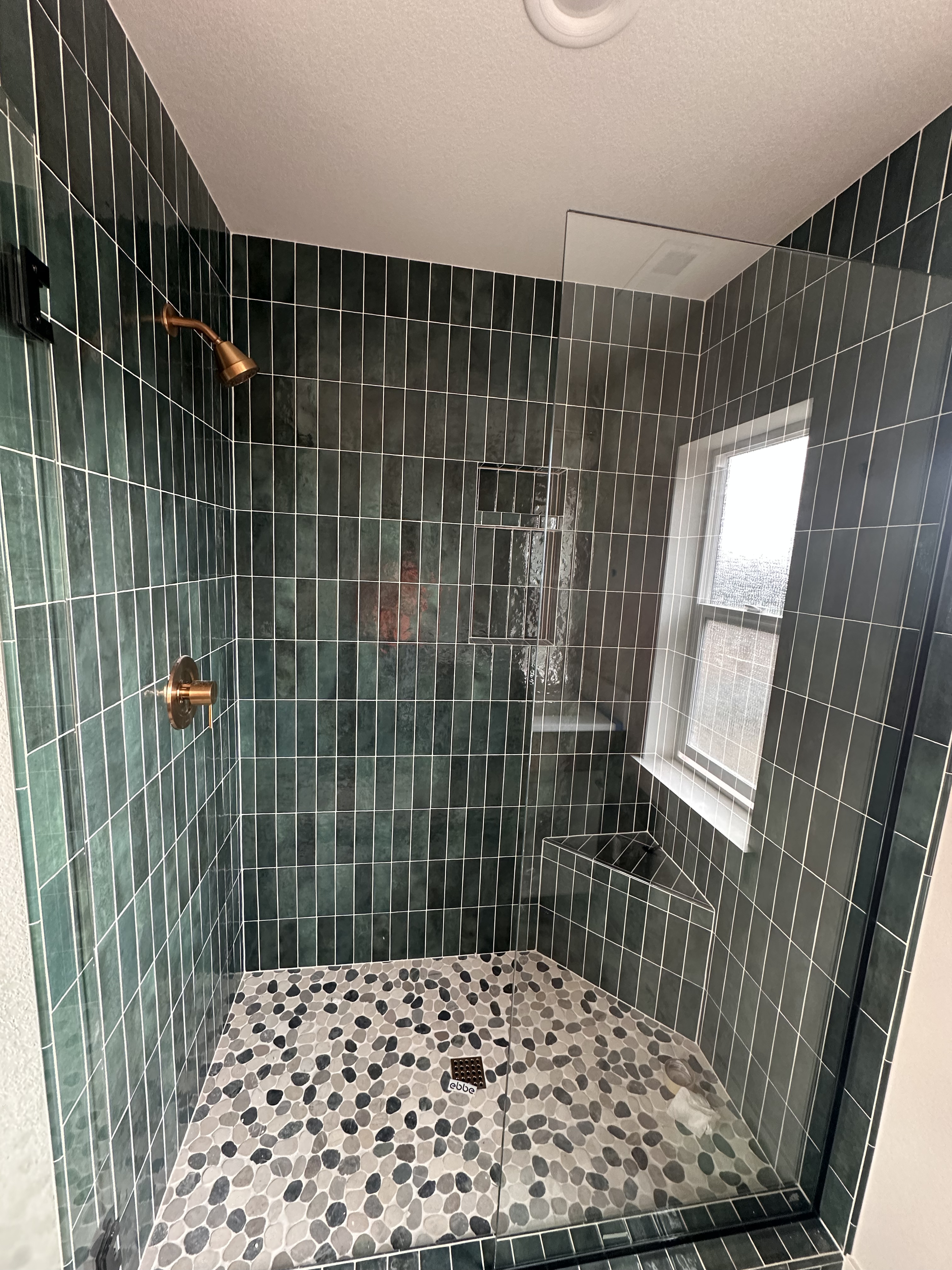 Salem, Oregon - New Construction Shower Tile Installation - Photo 1