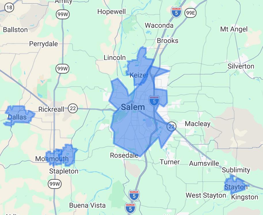 Proudly Serving Salem & Surrounding Areas